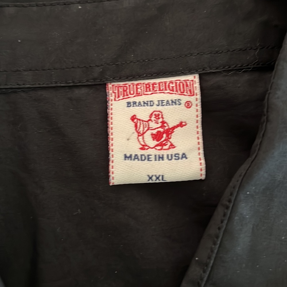 True Religion Black Short Sleeve Shirt - Picture 9 of 10